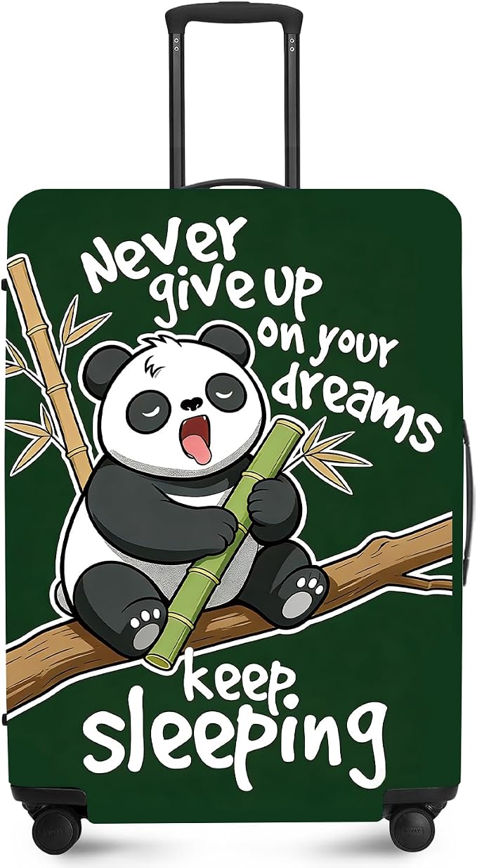 ANNA QUEEN Cute Sleeping Panda Luggage Cover-Stretchable, Water Resistant & by ANNAQUEEN