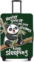 ANNA QUEEN Cute Sleeping Panda Luggage Cover-Stretchable, Water Resistant & by ANNAQUEEN