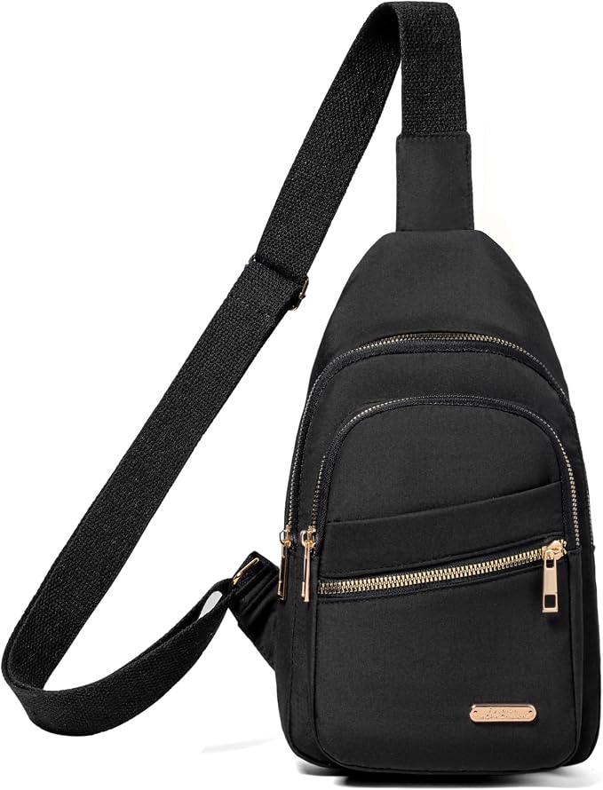 Banelu Small Crossbody Sling Bag Sling Backpack, Chest Bag Daypack Cross Body - Image 2