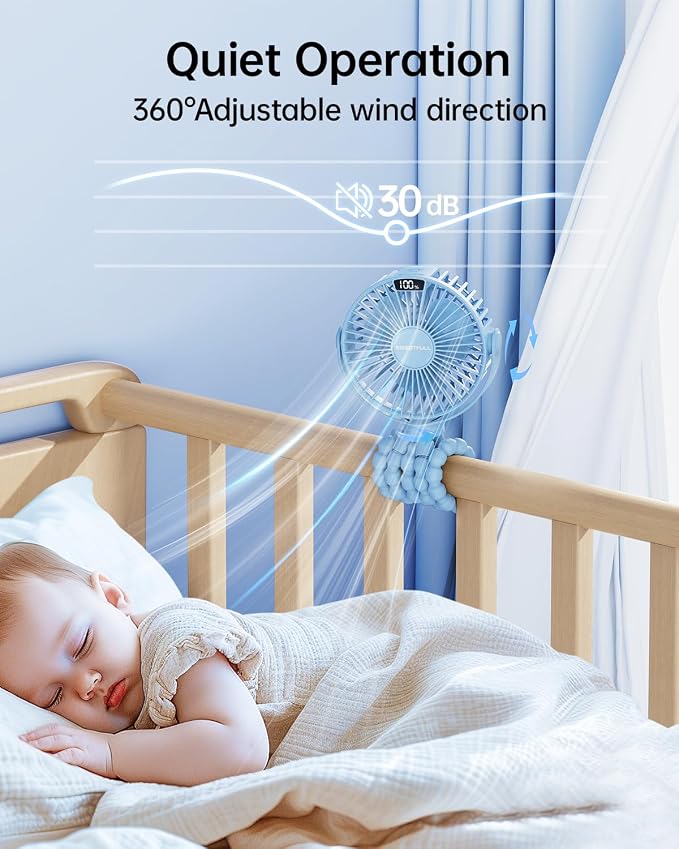 SWEETFULL Portable Stroller Fan - Image 4