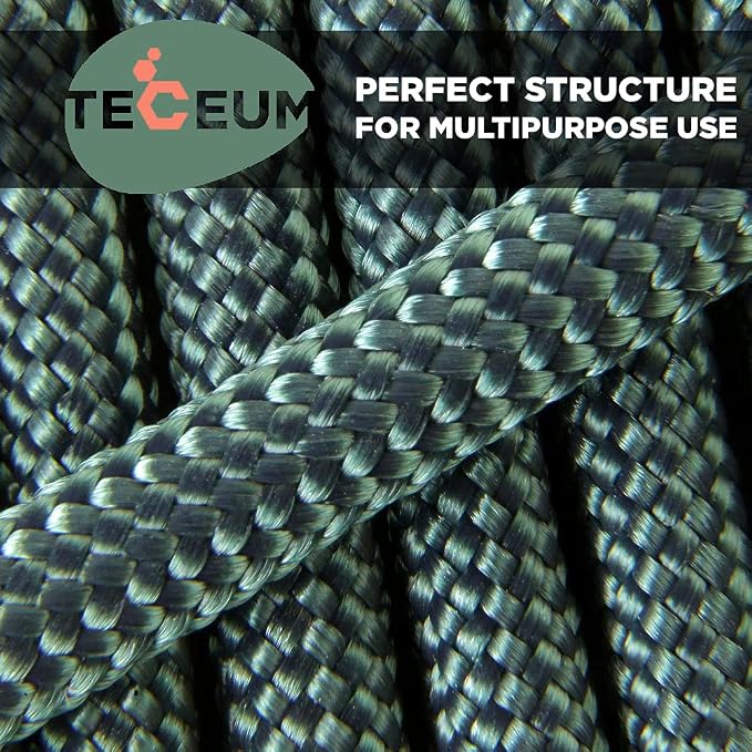 TECEUM 5/32" Paracord Rope 1000 – 1000ft / 200ft / 100ft / 50ft – Tactical - Image 5