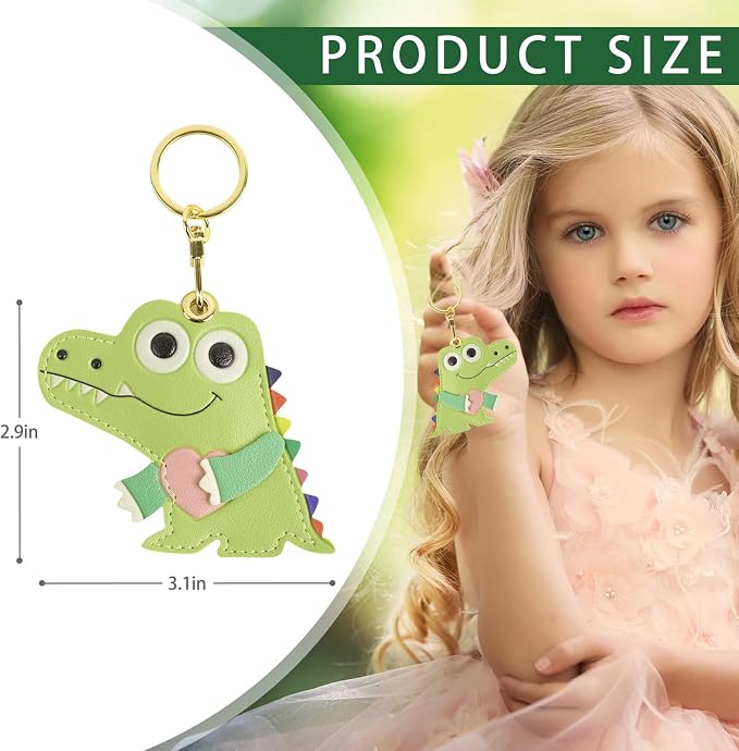 Leather Keychain Case Holder Compatible - Image 2