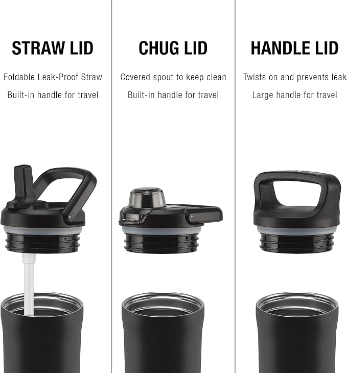 ZULU Base 24oz Stainless Steel Water Bottle - Image 3