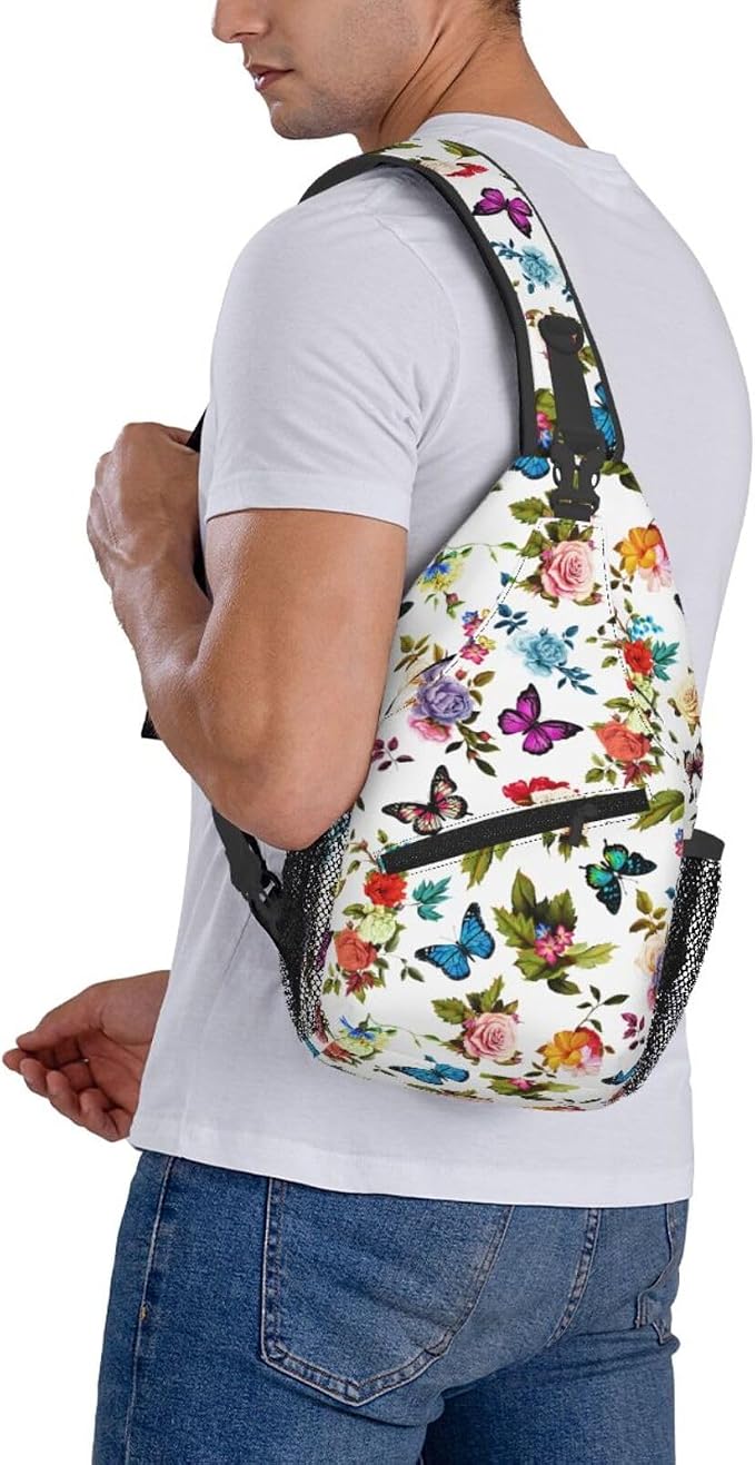 Sling Backpack For Men Hiking Daypack Crossbody Shoulder Bag Travel Chest Pack - Image 5