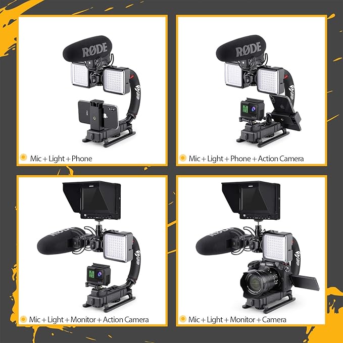 Zeadio Video Action Stabilizing Handle Grip Handheld Stabilizer - Image 5