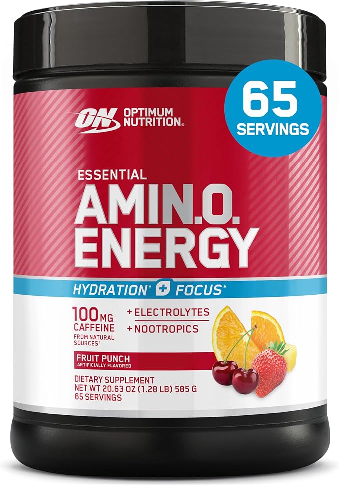 Optimum Nutrition Amino Energy Powder Plus Focus, by OPTIMUMNUTRITION