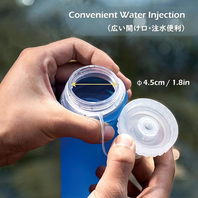 TRIWONDER Collapsible Flask Soft Folding Water Bottles - Image 3