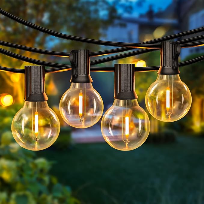 VerRon 50FT LED G40 Globe String Lights, Shatterproof Outdoor Patio String by WelcometoVerRon
