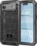 Mitywah Waterproof Case for iPhone Air, Military Grade Rugged Metal Case by Mitywah