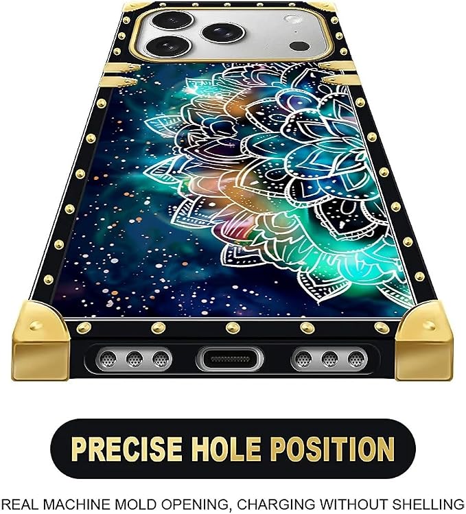 for iPhone 17 Pro Case Luxury Golden Decoration - Image 5