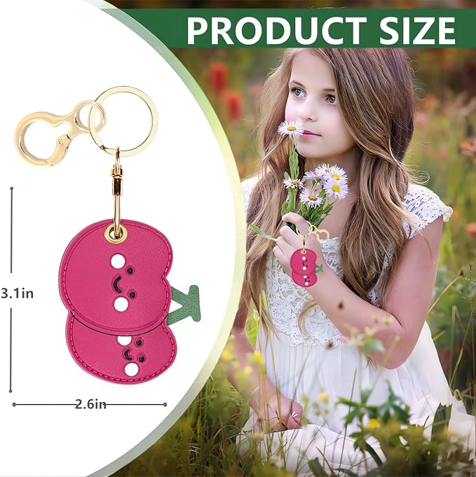 Leather Keychain Holder Case Compatible - Image 2