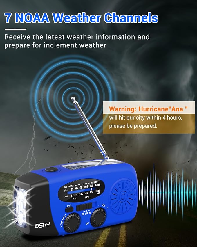 Esky Emergency Hand Crank Radio - Image 2