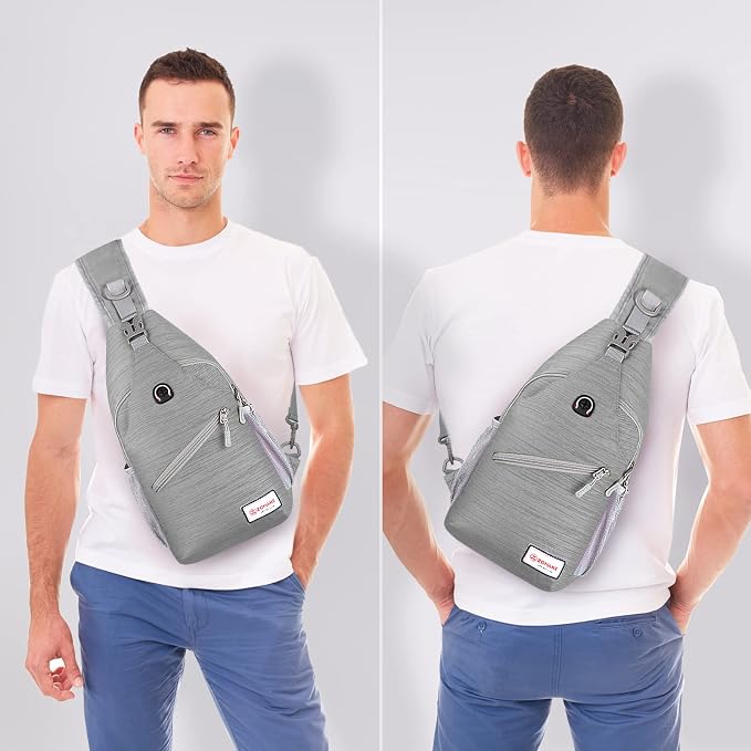 ZOMAKE Sling Bag, Small Crossbody Sling Backpack, Water Resistant Shoulder - Image 8
