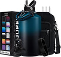 1 Gallon Water Bottle Stainless Steel - 128oz Insulated Flask Water Bottle by DIGJUPER