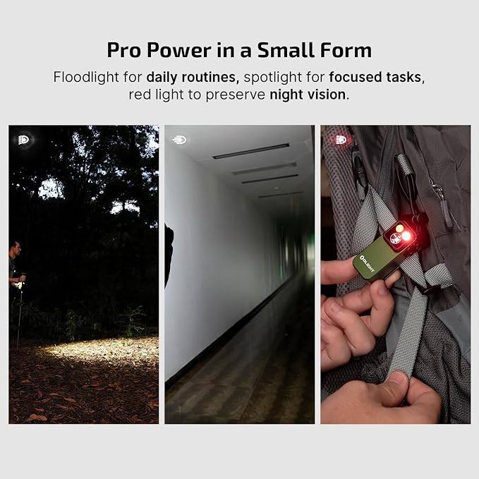 OLIGHT Oclip Pro EDC Flashlight Clip-on Light, Rechargeable 500 Lumens - Image 2