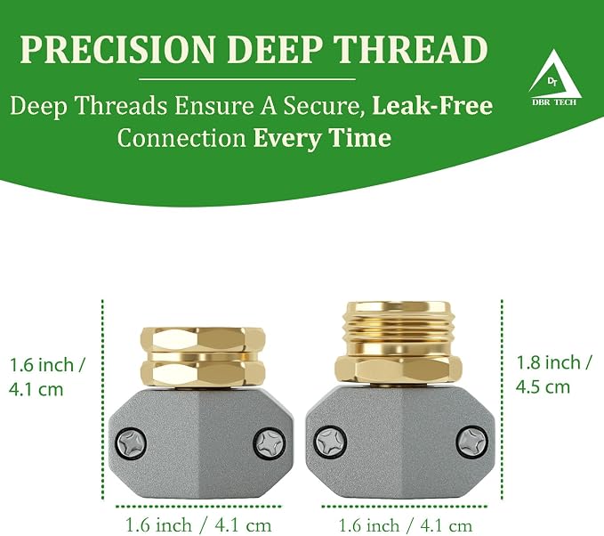 DBR Tech® Hose Repair Kit – Fix Leaks on 3/4 & 5/8 inch Garden Hoses, 4 Set - Image 8