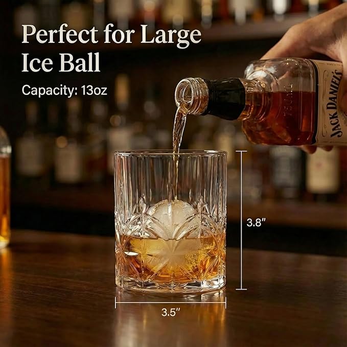 BELLAFORTE Tritan Plastic Whiskey Glasses Set of 4, 13oz Unbreakable Wine - Image 4