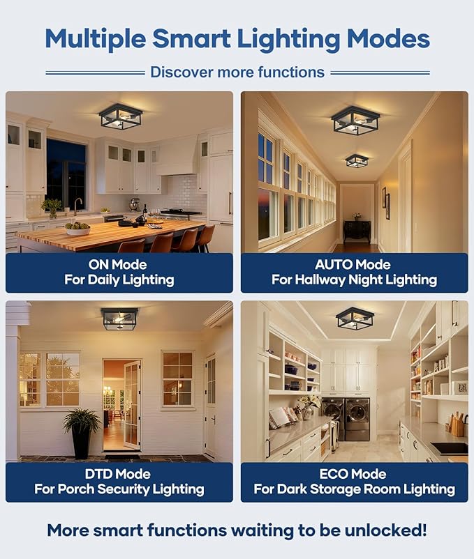 Motion Sensor Outdoor Ceiling Light - Image 5