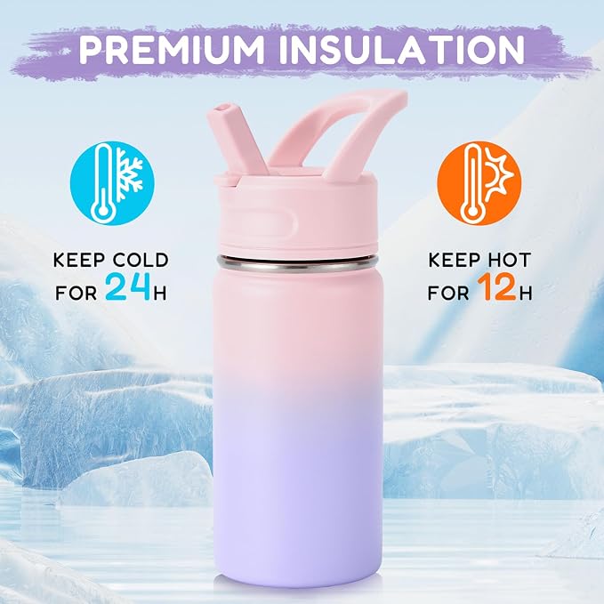 Fijinhom 12oz Water Bottle for School, Water Bottles - Image 5