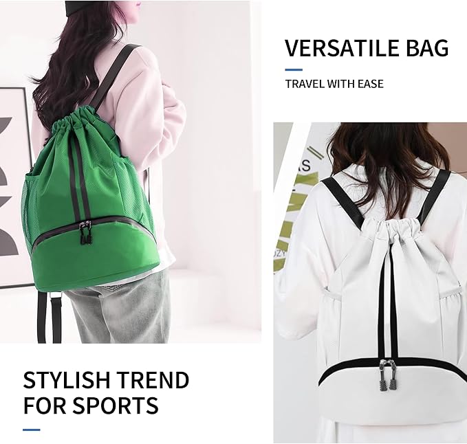 JELUTAR Drawstring Backpack Gym Bag - Image 5