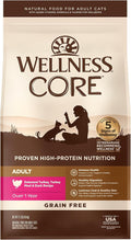 Wellness CORE Adult Dry Cat Food, Grain Free Kibble, Turkey and Duck Recipe by WellnessNaturalPetFood