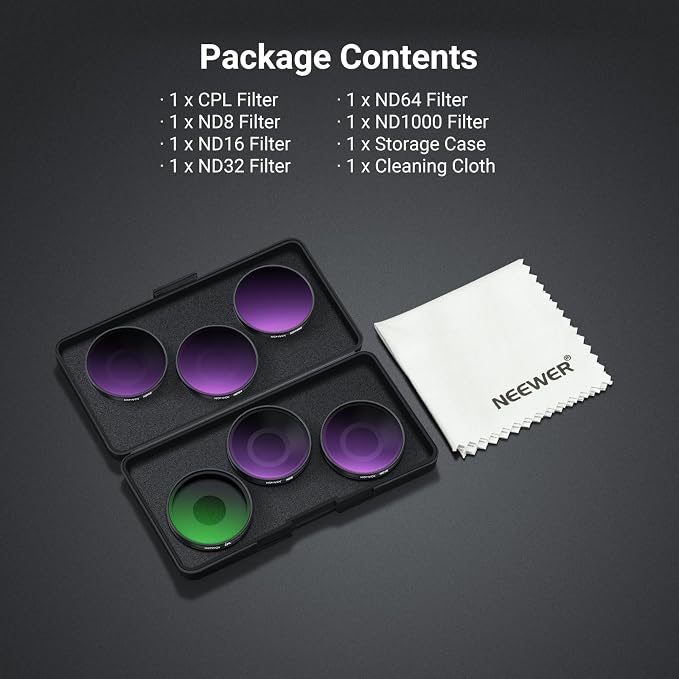 NEEWER CPL + ND Filter Set Compatible - Image 8