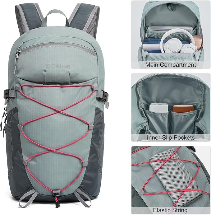 G4Free 30L Lightweight Hiking Backpack - Image 3