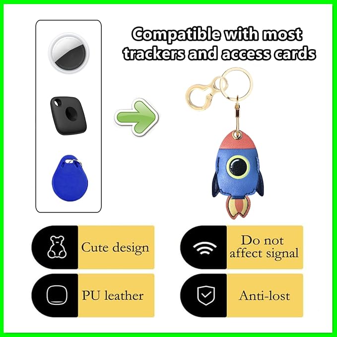 Leather Keychain Holder Case Compatible - Image 3