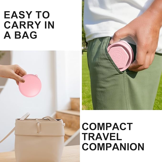 Collapsible Travel Cup with Lid - Image 6