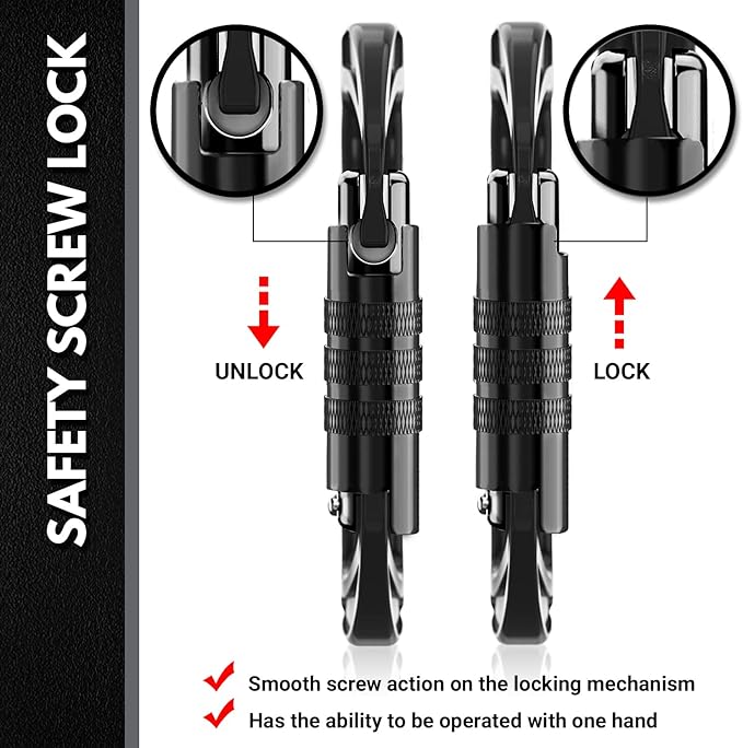 Rhino Produxs 12kN Heavy Duty Carabiner Clips, - Image 3