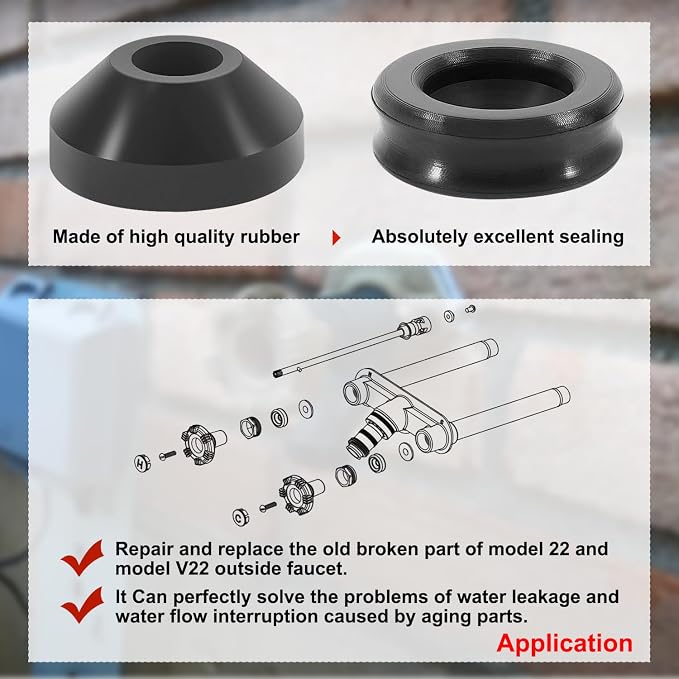 RK-22MH Repair Kit Metal Handle, Outside Faucet, Compatible - Image 4