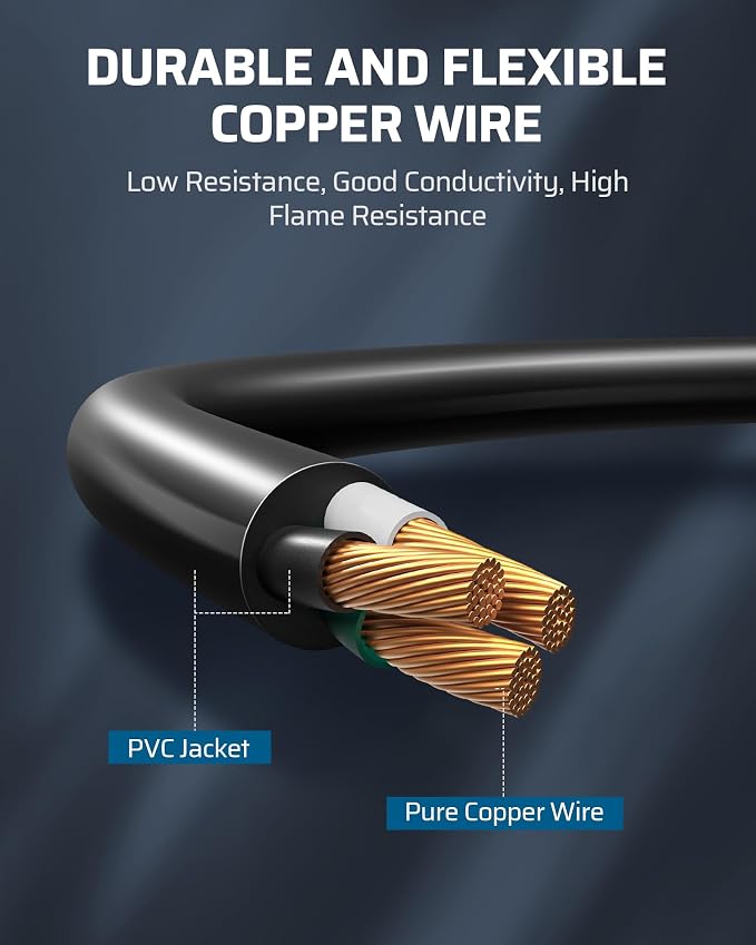 DEWENWILS 46FT Outdoor Extension Cord - Image 6