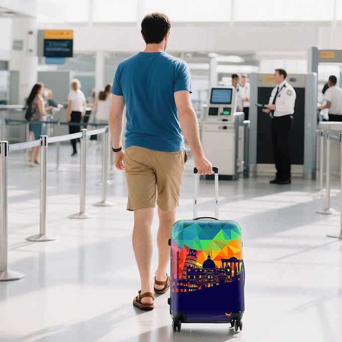 WUJIAONIAO Travel Luggage Cover Baggage Suitcase Cover Protector Skins 18-32 - Image 7