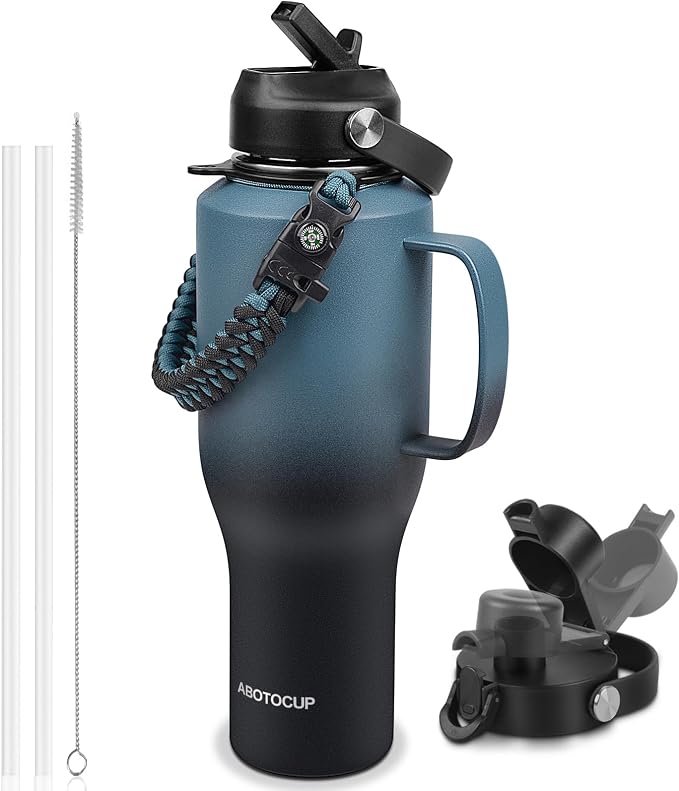 ABOTOCUP Water Bottle 40oz, Insulated Tumblers by ABOTOCUP