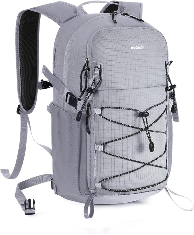 ECOHUB Small Hiking Backpack for Men Women, 20L Lightweight Travel Backpacks by ECOHUB