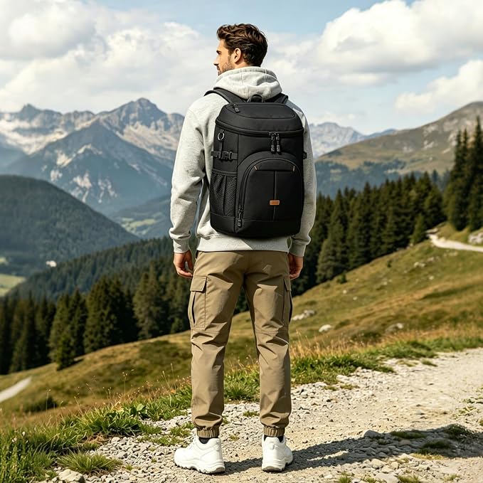 Pritent Cooler Backpack for Men Women Insulated Waterproof Backpack Cooler Leak - Image 2
