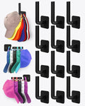 Hat Rack for Hat Storage, Strong Adhesive Hat Hooks for Wall Hat Organizer for by Sunfanie