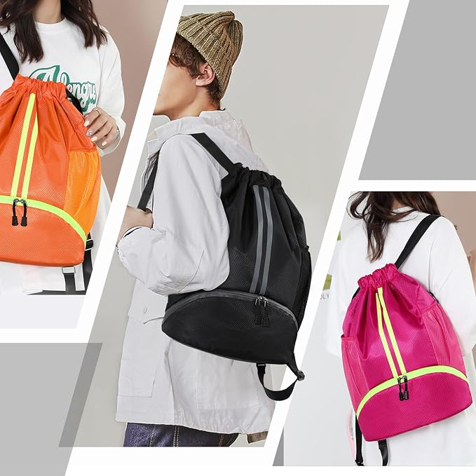 Hoedia Sports Drawstring Backpack - Image 7