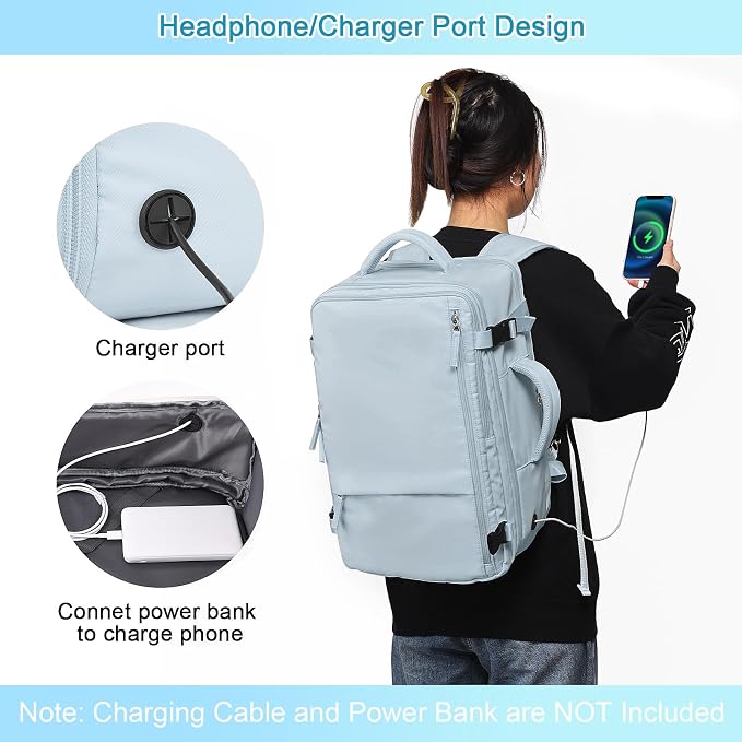 Sinaliy Large Expandable Travel Backpack - Image 8