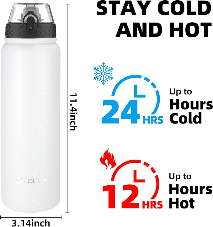 OLDLEY Insulated Water Bottle 32oz Water Bottles - Image 3