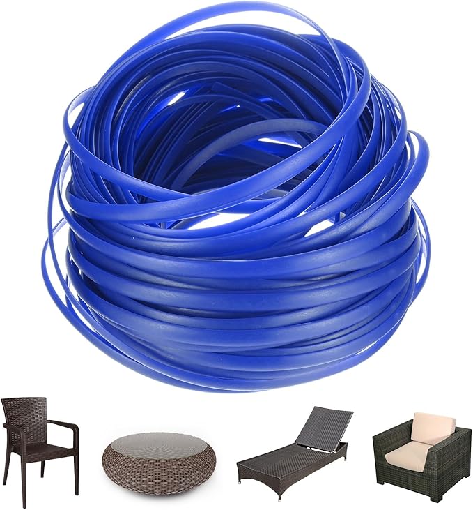 M METERXITY 1-Pack Wicker Repair Kit, 5mm x 66ft/20m Plastic Flat Rattan by MMETERXITY