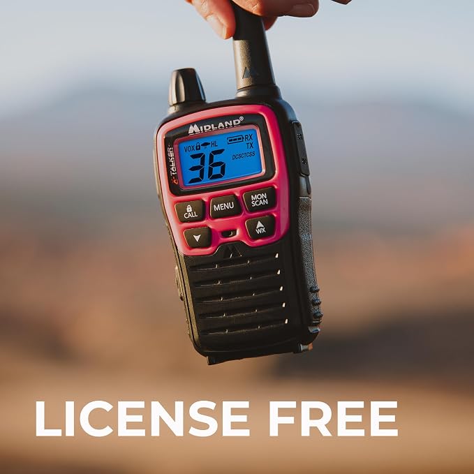 Midland T71PNK X-TALKER FRS Walkie Talkies - Image 3