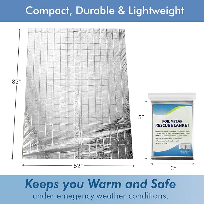 NOVAMEDIC Emergency Mylar Foil Thermal Blankets - Image 3