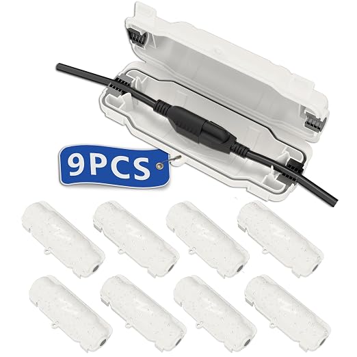 9 Pack Outdoor Extension Cord Safety Cover by Unknown