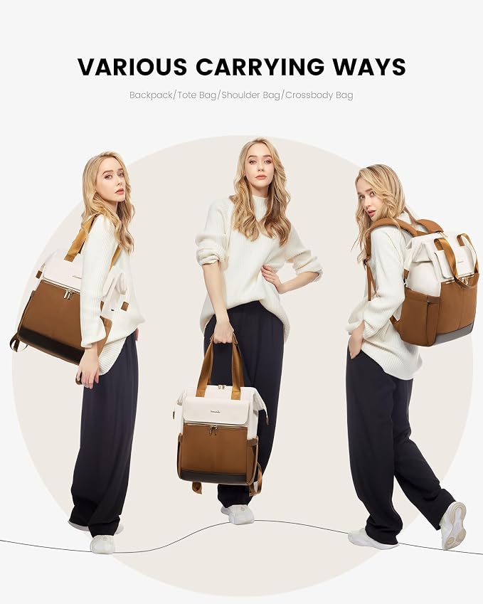 LOVEVOOK Laptop Backpack for Women, 15.6 Inch Work Laptop Bag - Image 6