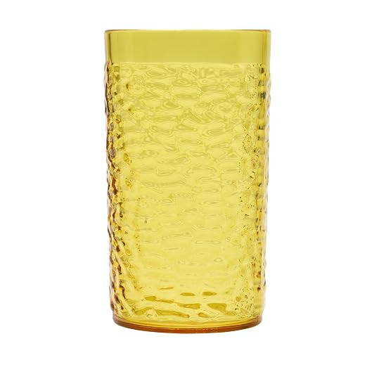 G.E.T. 3316-Y Heavy-Duty Shatterproof Plastic Pebbled Tumbler, 16 Ounce - Image 2