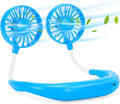 Portable Neck Fan Rechargeable Personal Hand-Free Fan Mini USB Wearable by JUANANIUG
