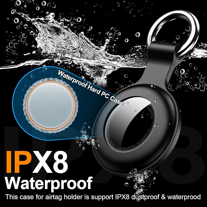 1|2|4Pack for Apple AirTag Holder, for Air Tag 2nd &1st Genaretion, Waterproof - Image 2