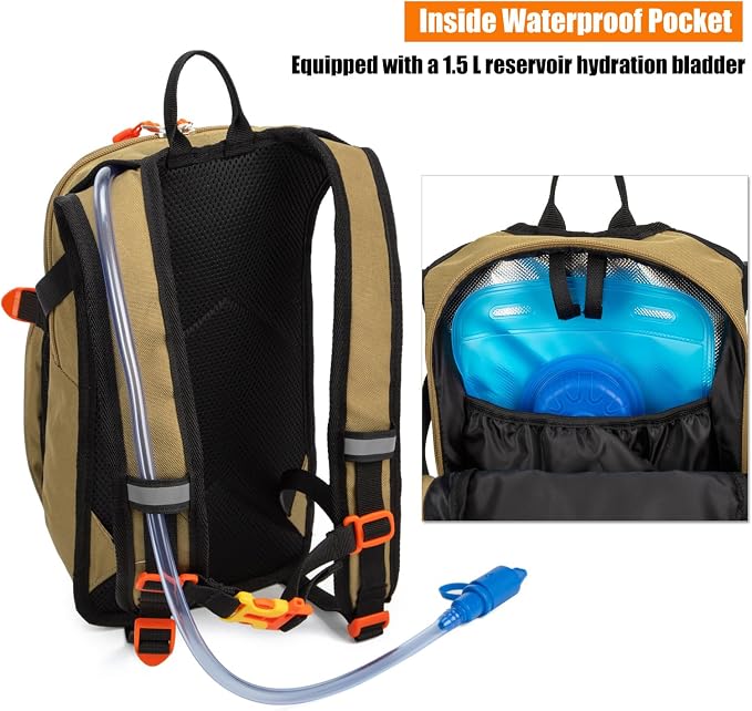 Kids Hydration Backpack, Water Hiking Backpack - Image 6