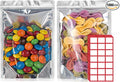 BELLE KR® 5x8 Mylar Bags Stand Up by BELLEKR